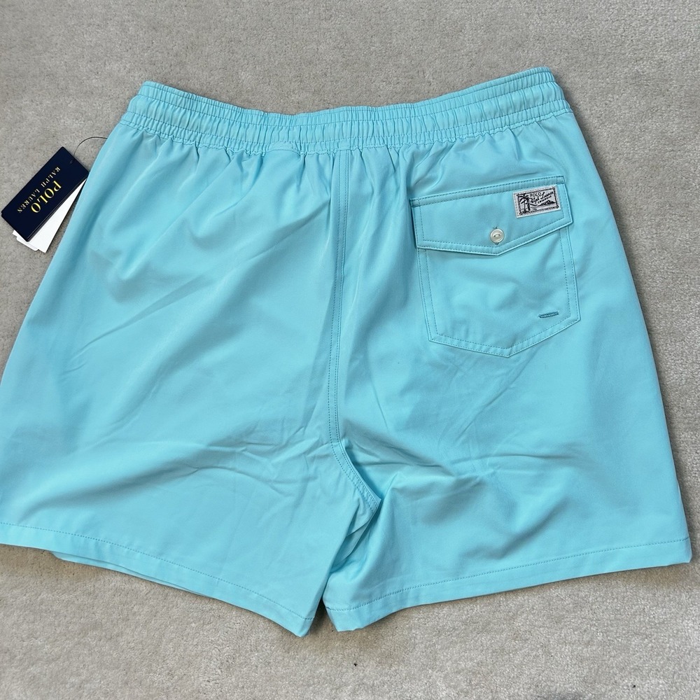 Polo Ralph Lauren Men's XL Swimsuit Shorts Lined Swim Trunks Pockets Drawstring - Picture 2 of 9